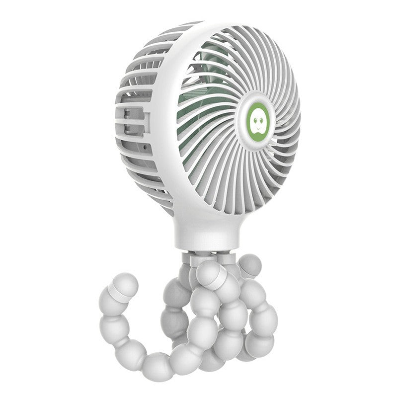 Portable Mini USB Desk Fan with Flexible Base