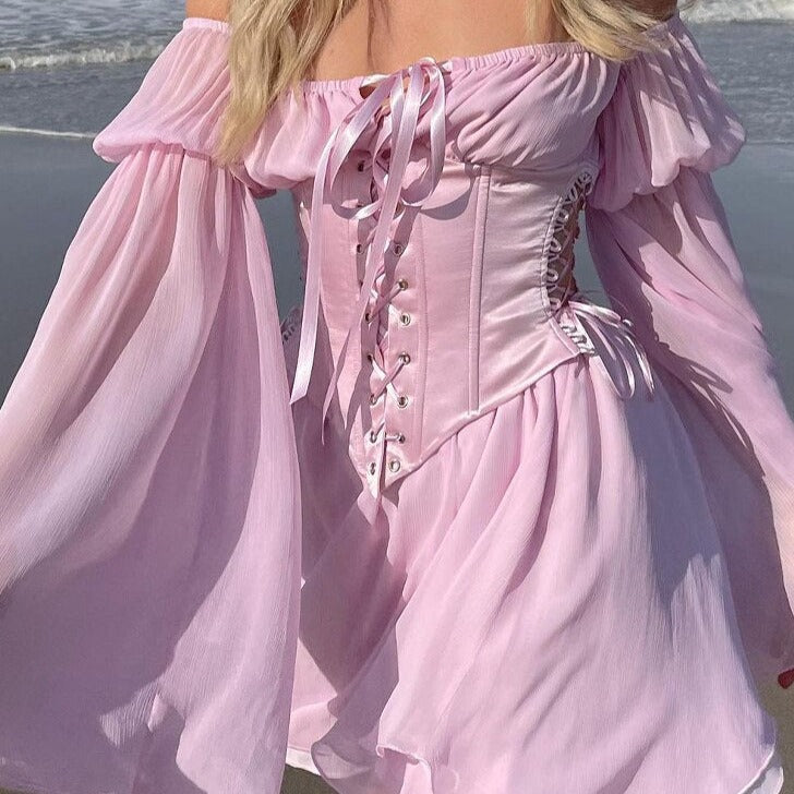 Stylish Off The Shoulder Summer Dress
