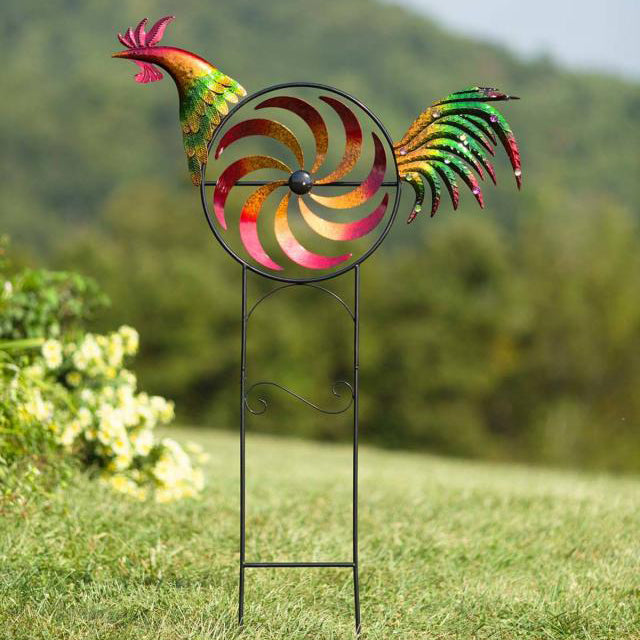 Colorful Metal Windmill Yard Decoration - Luxicro