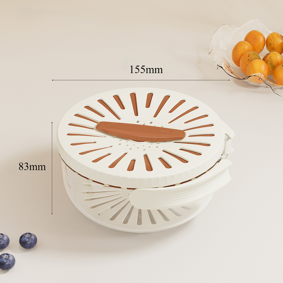 Folding Laundry Hamper with Rotating Flip Top