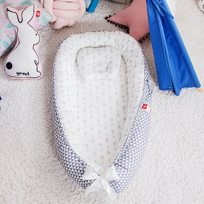 Compact Folding Baby Crib for Home and Travel