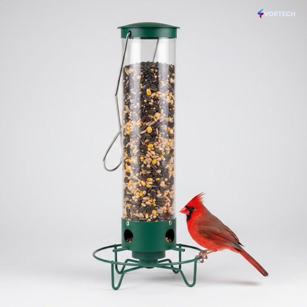 Squirrel Proof Bird Feeder with Weight Activated Guard