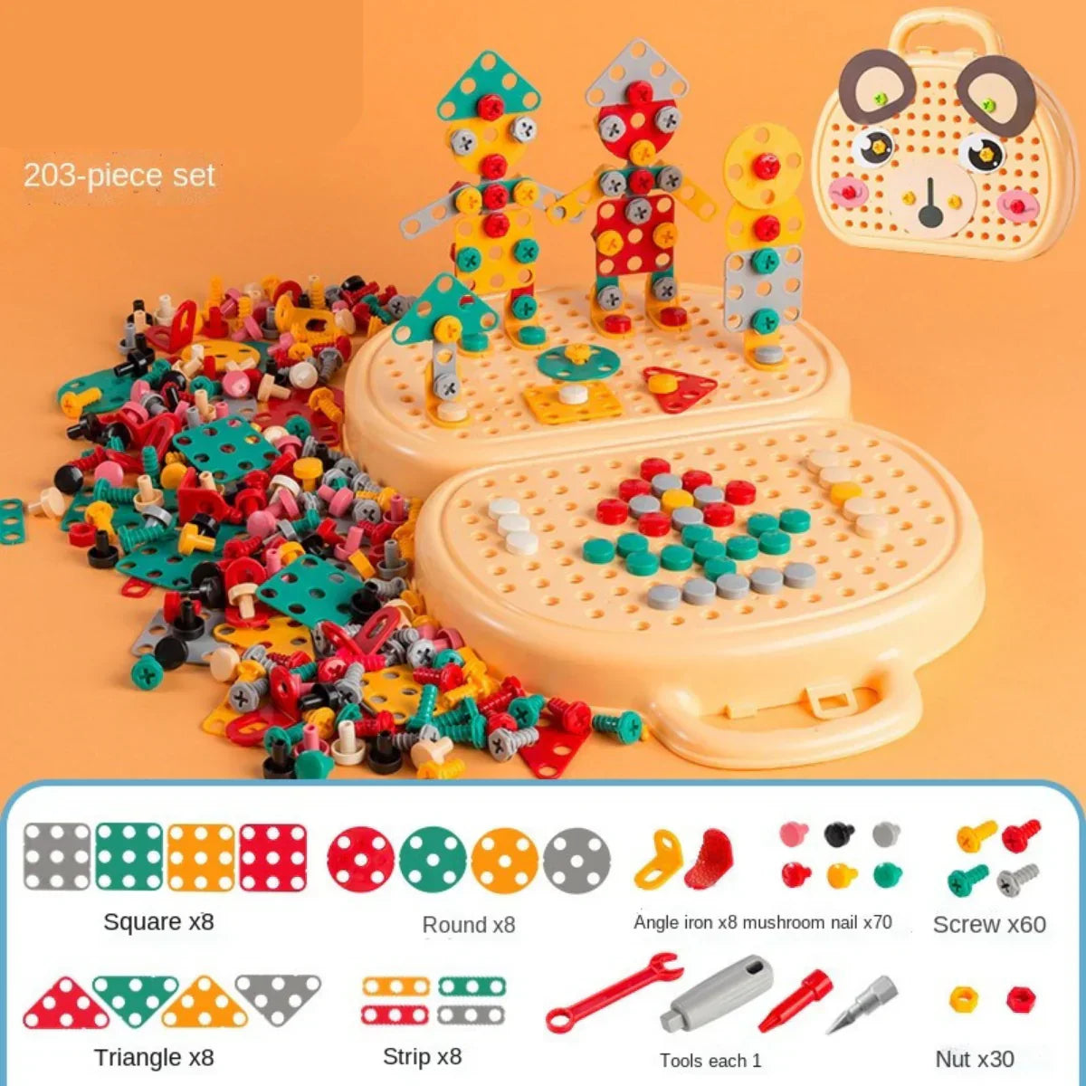 Creative Kids Construction Toy Set