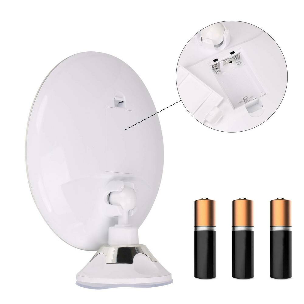 Portable LED Vanity Mirror 10x Magnification