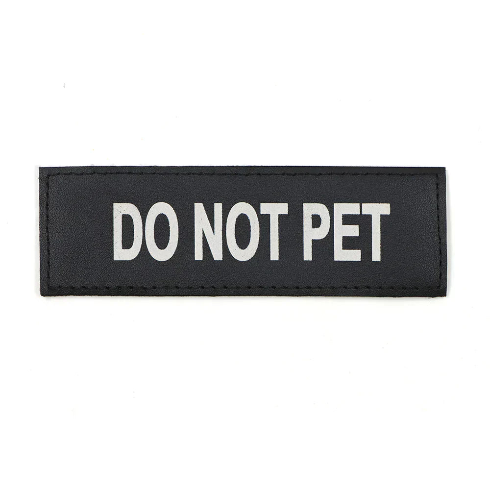 Caution Pet Friendly Warning Patch for Dog Harness - Luxicro