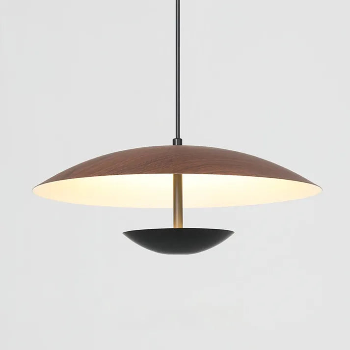 Modern Hanging Light Double Layer Metal Shade