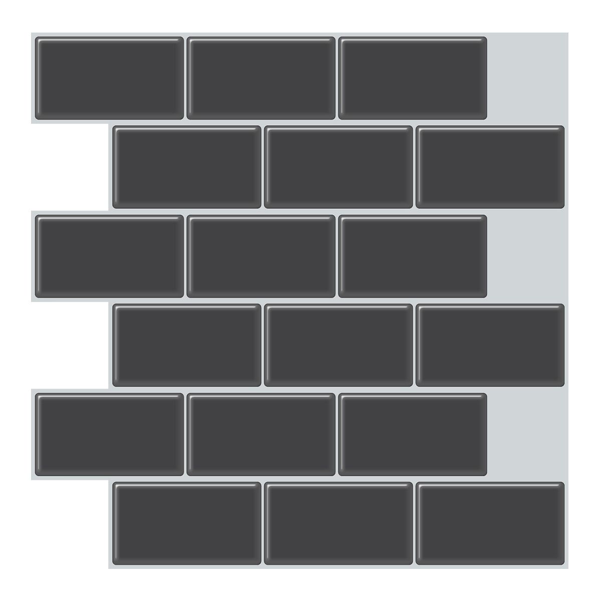 Easy Install PVC Stick On Bathroom Wall Tiles