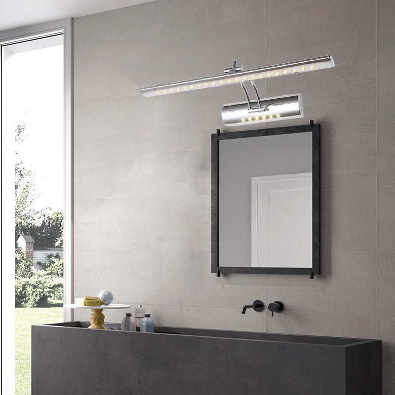 Modern Chrome Linear LED Wall Light