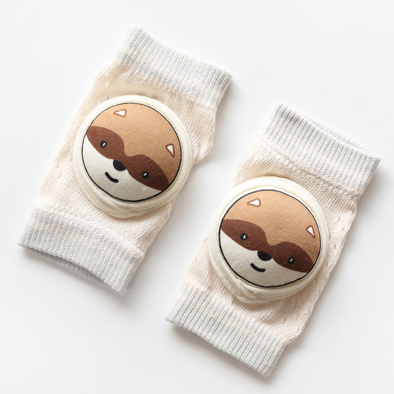 Cute Baby Knee Pads for Crawling with Grip Protection
