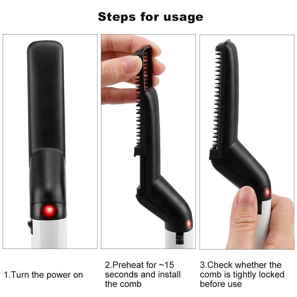 Premium Beard and Hair Straightening Tool