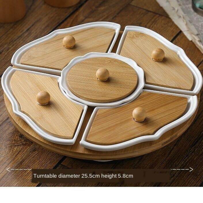 Round 5 Piece Ceramic Serving Dish