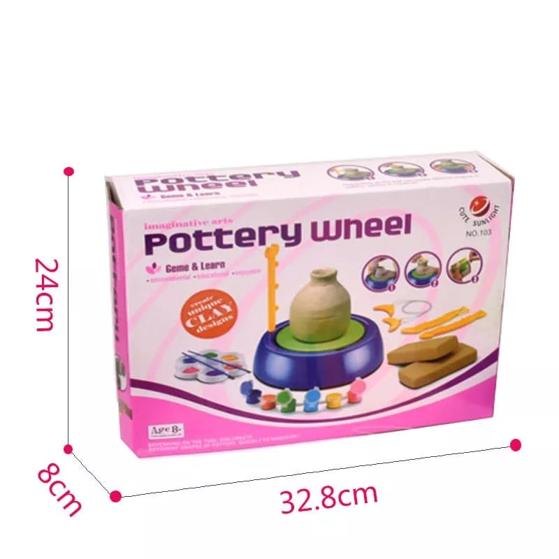 Fun Clay Modeling Kit for Kids DIY Pottery Set