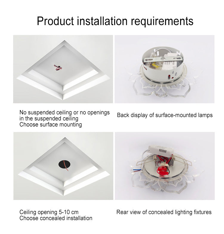 Beautiful Blossom LED Ceiling Light, Dimmable & Eco Friendly