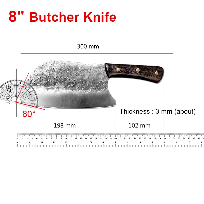 Traditional Hand Forged Chef Kitchen Knife