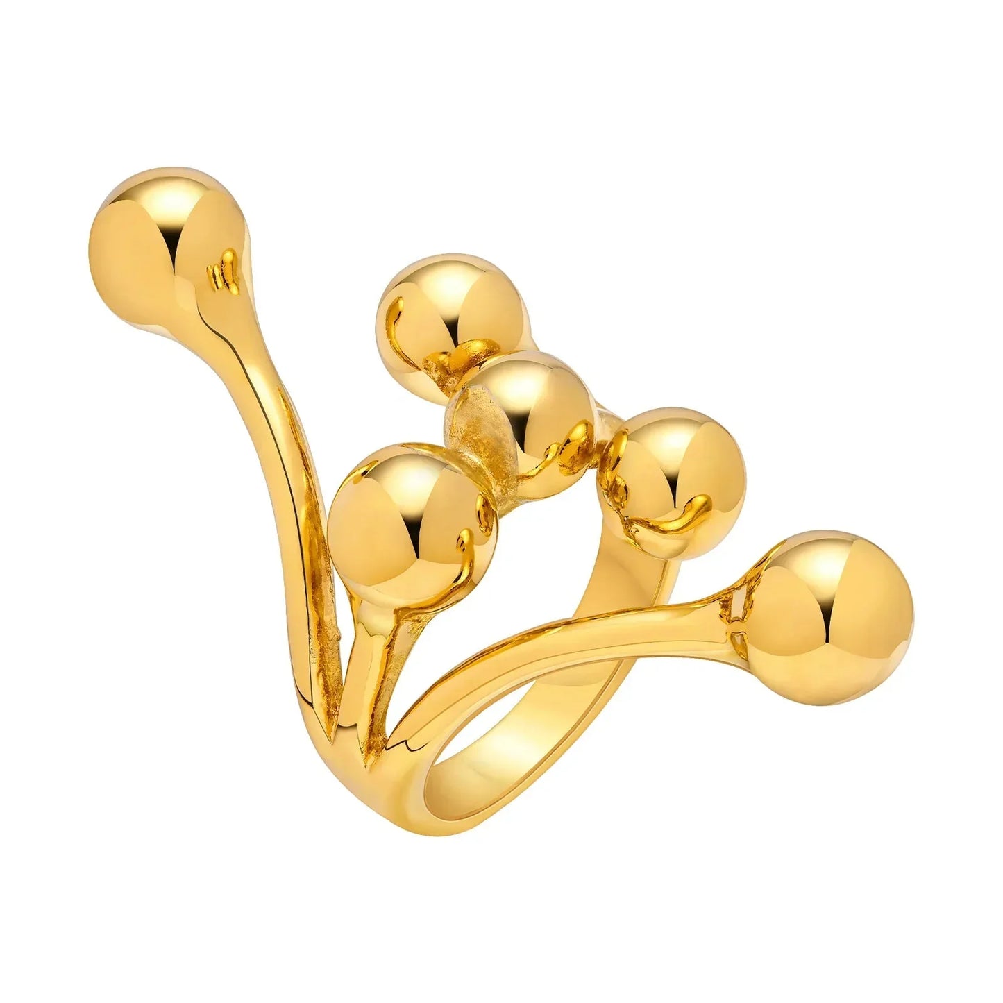 Premium Golden Layered Ring