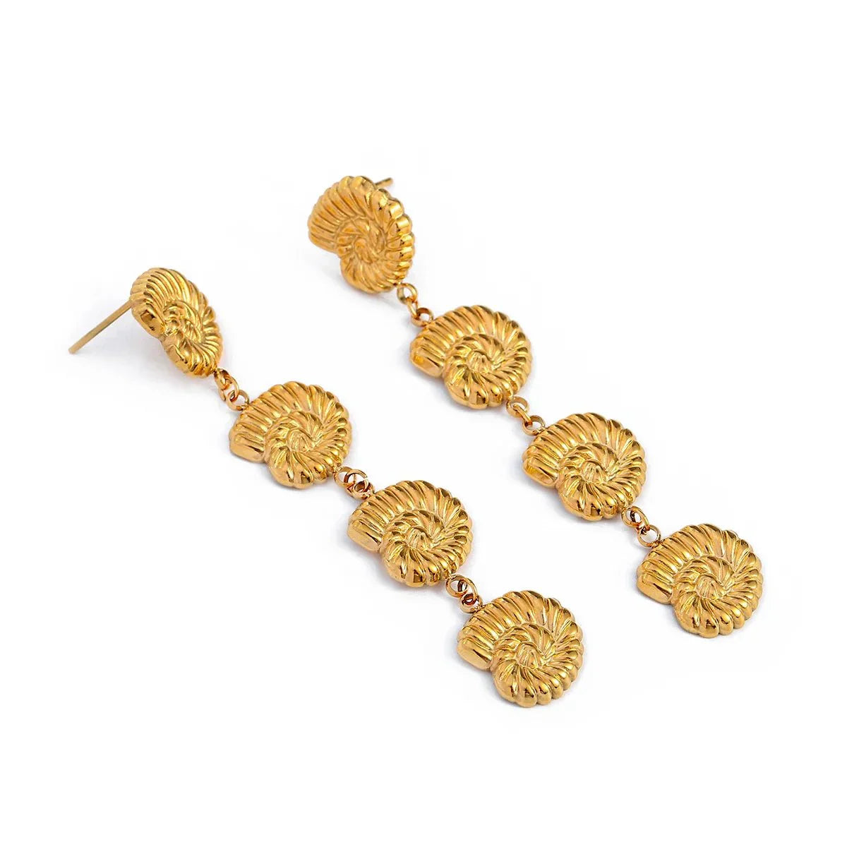Beachy Seashell Dangle Earrings