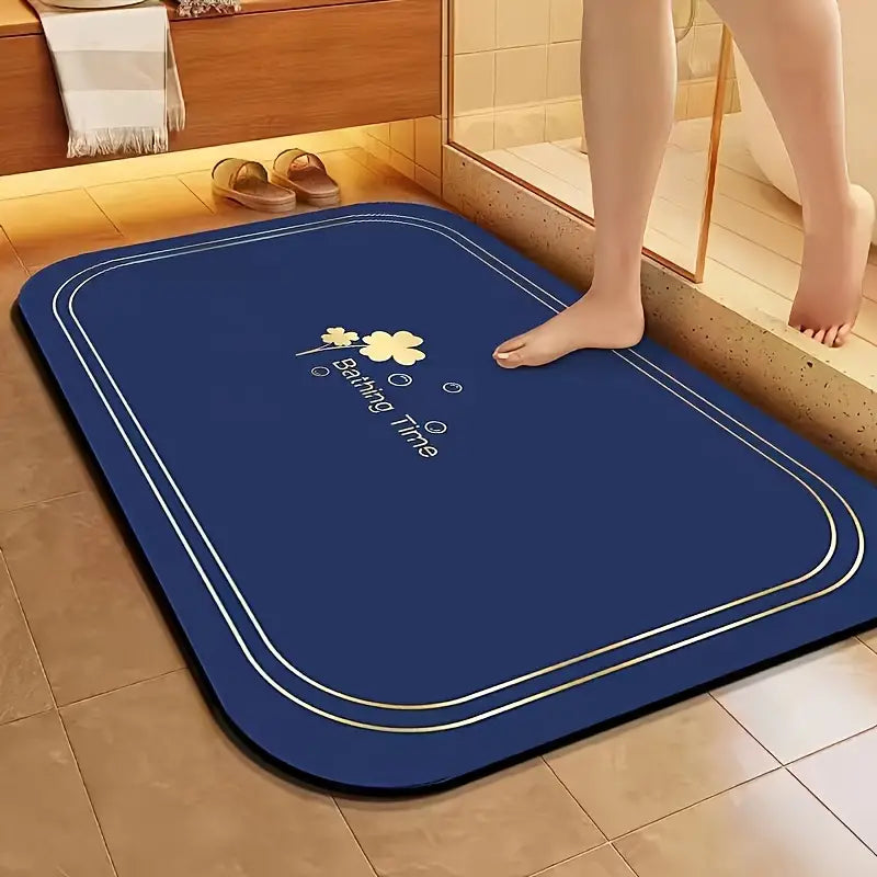 Plush Non Slip Bathroom Mat