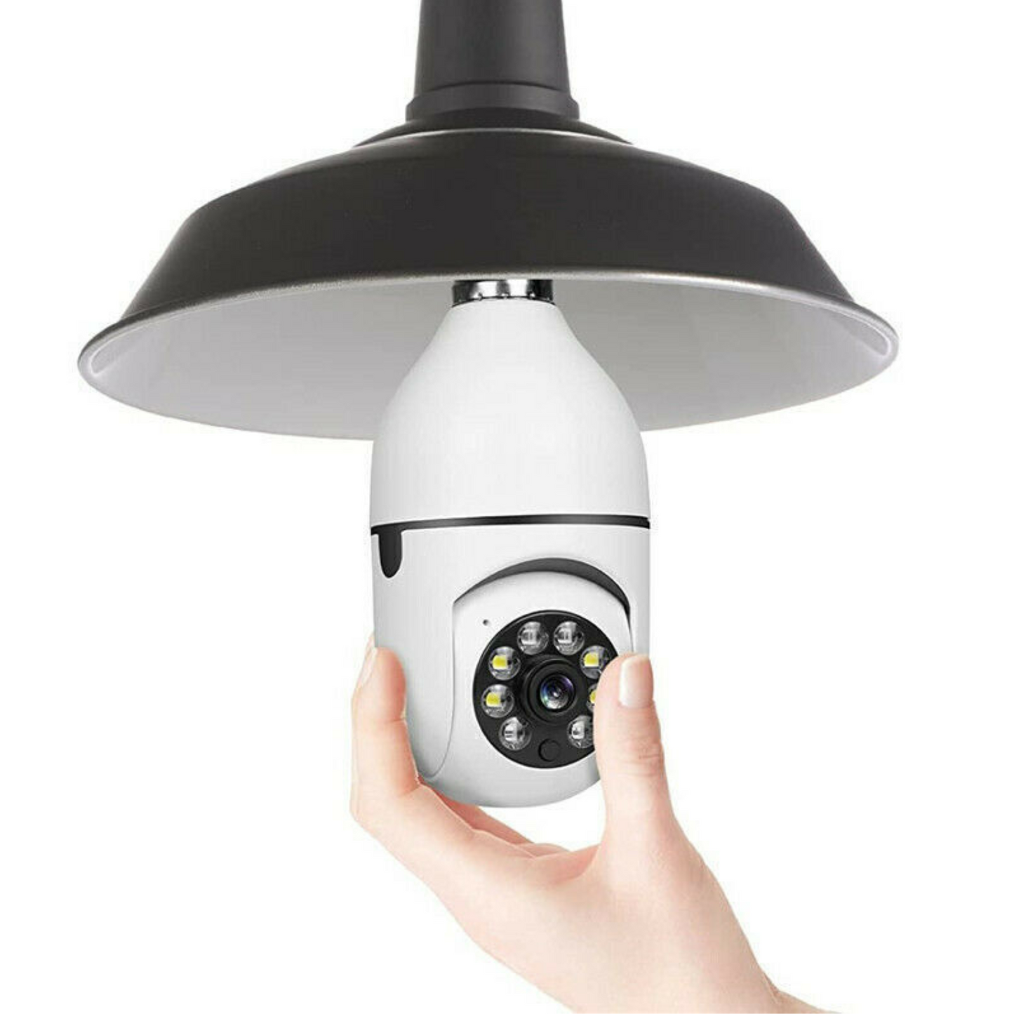 Wireless LED Camera Bulb 360° HD Motion Security Light - Luxicro