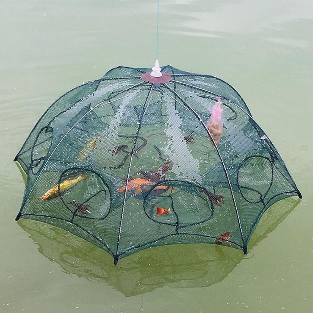 Durable Seafood Fishing Trap Crab Cage Net - Luxicro