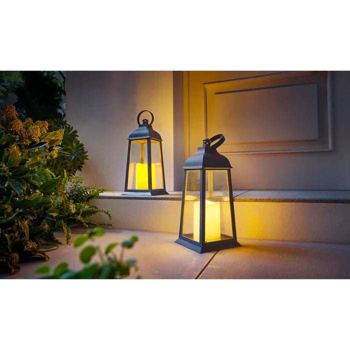 Compact LED Camping Lantern 2 Pack Flashlight Set