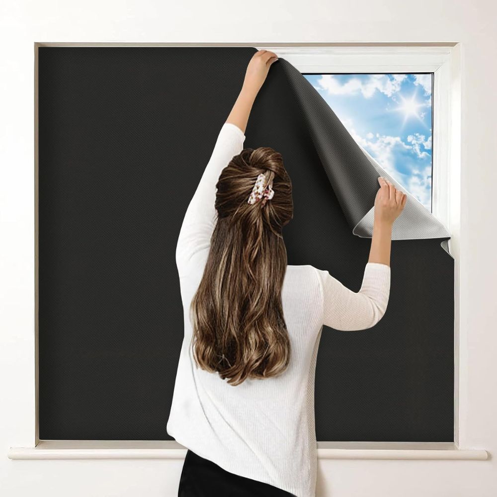 Thermal Black Window Shade Blocker Curtain - Luxicro