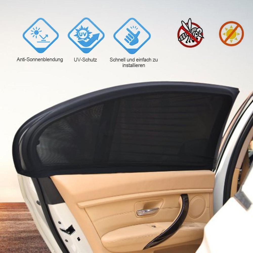 Car Window Sun Shade Set, 2 Piece Blocker - Luxicro