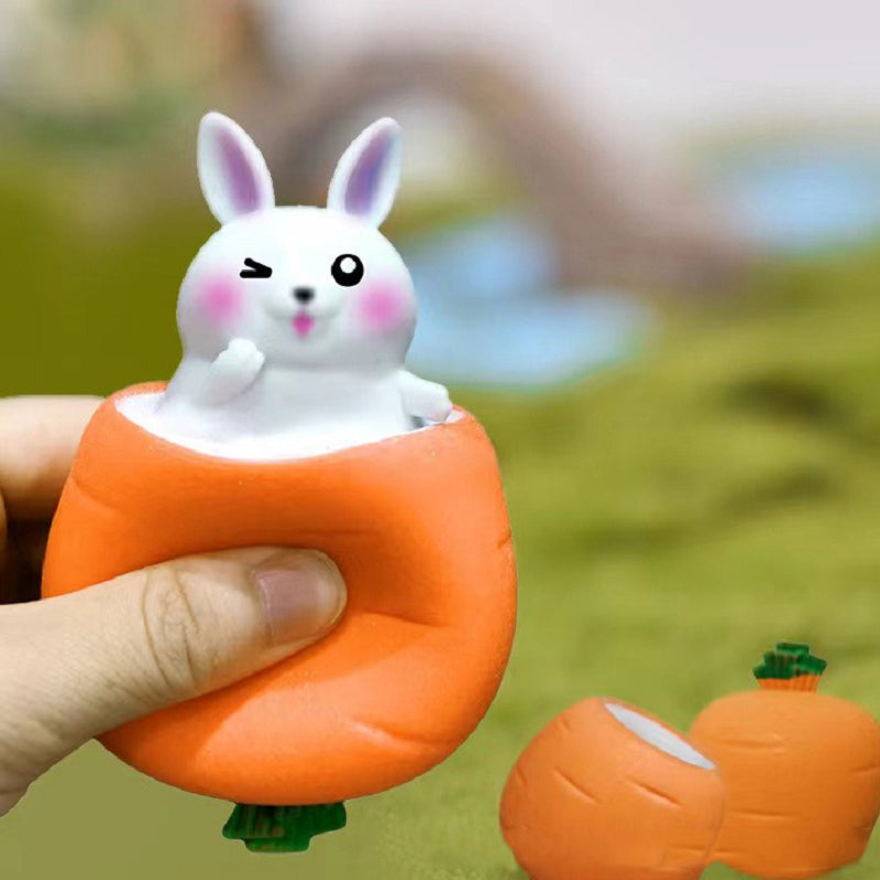 Adorable Plush Rabbit Squeeze Toy - Luxicro