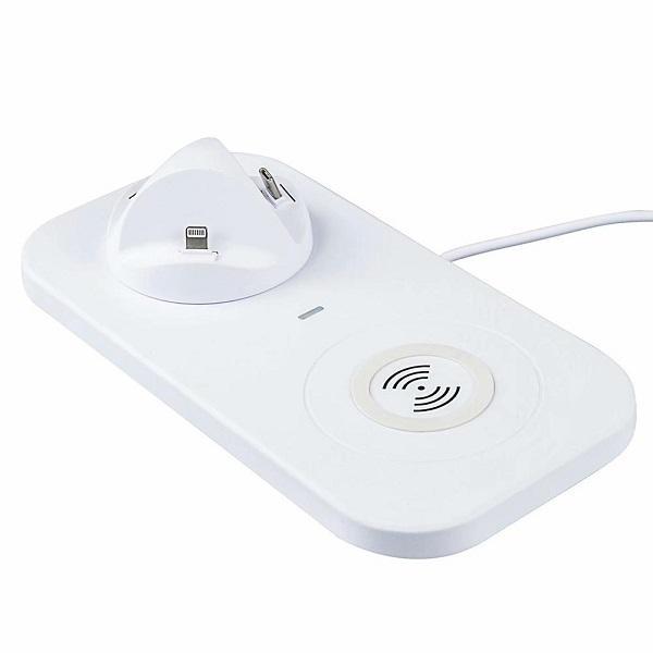 Compact Phone Holder with USB Charging Dock