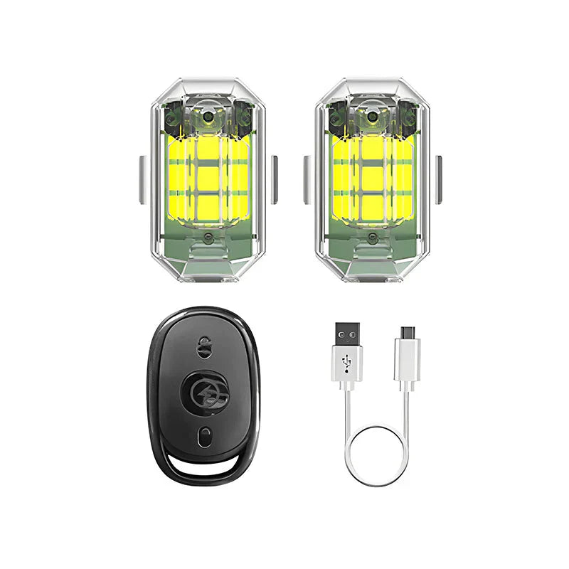 Bright LED Bike Tail Light with Wireless Remote Control