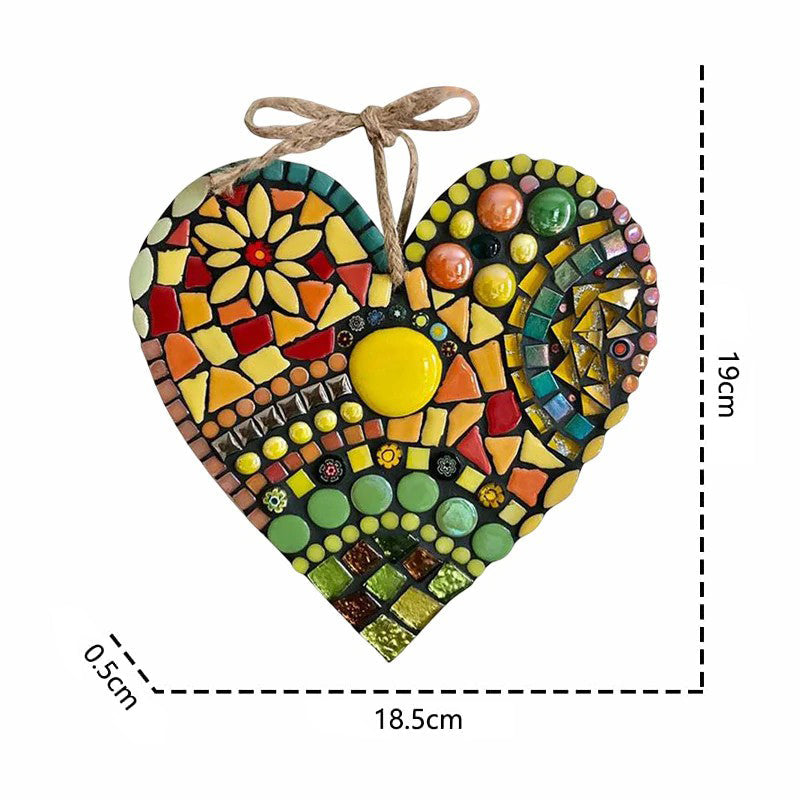 Colorful Heart Garden Decoration