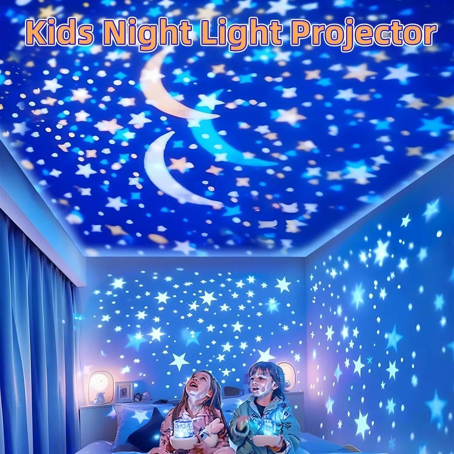 Cosmic 2-in-1 Star Projector Night Lamp