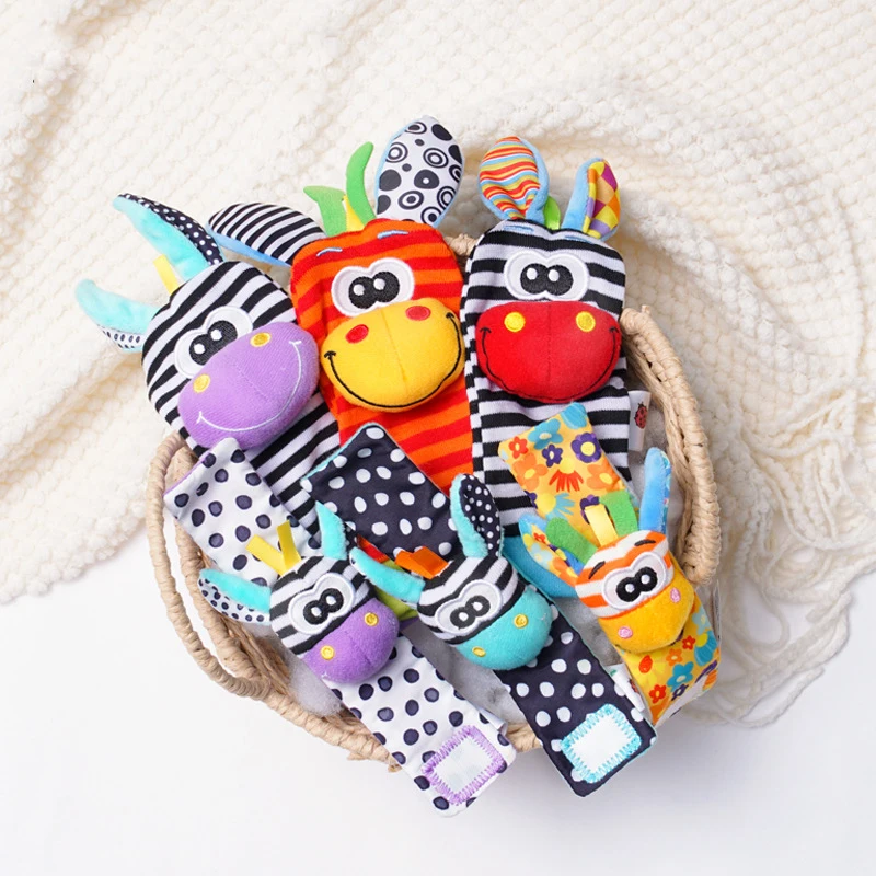 Colorful Baby Toy Set and Cute Socks