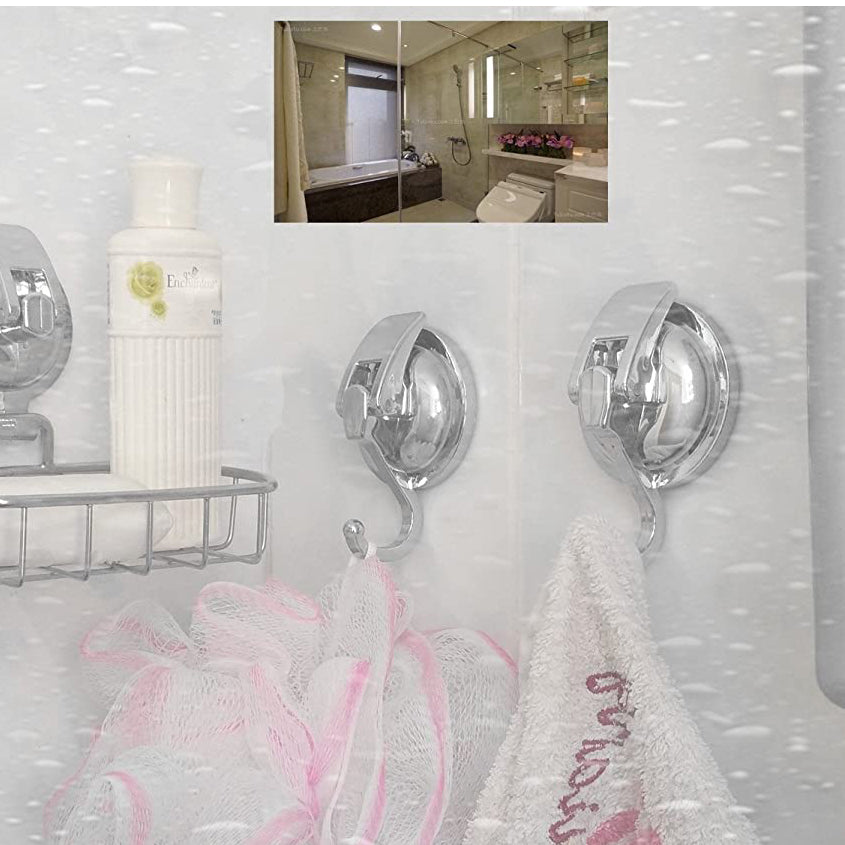 Strong 2-Pack Vacuum Suction Cup Hooks