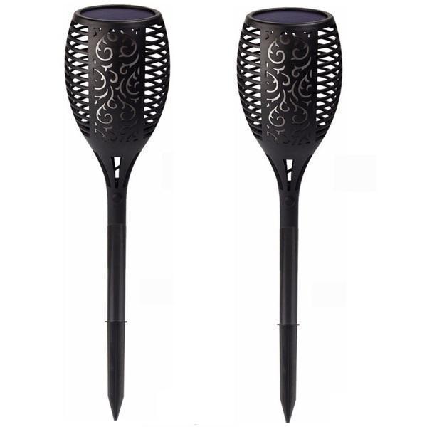 Outdoor Solar Powered Flickering Torch Light