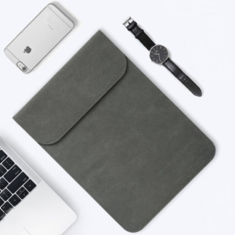 Thin Laptop Cover with Cushioned Protection and Secure Closure