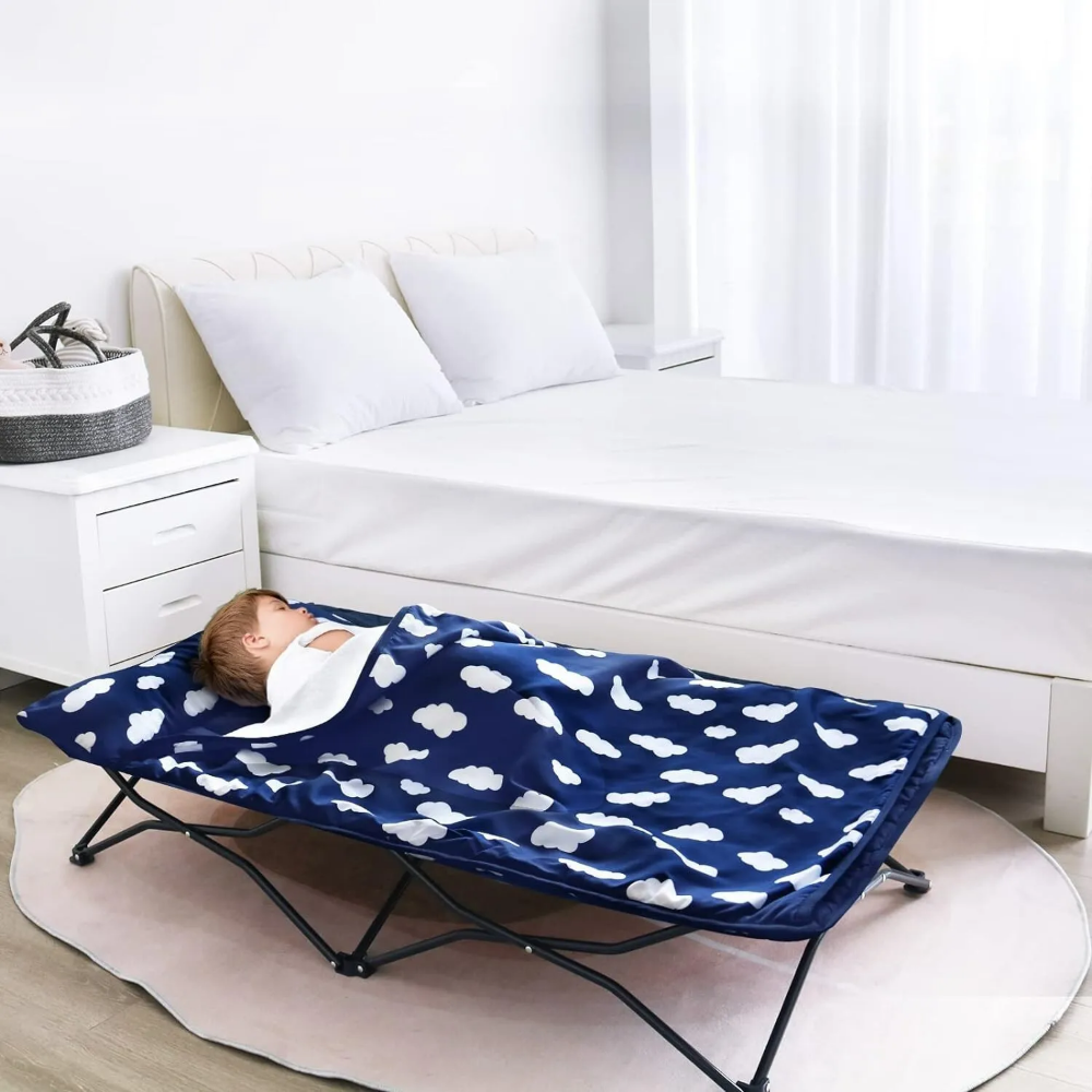 Soft Toddler Sleep Mat with Pillow for Daycare - Luxicro