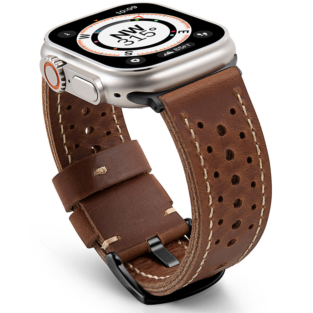 Classic Sport Leather Strap For Apple Watch