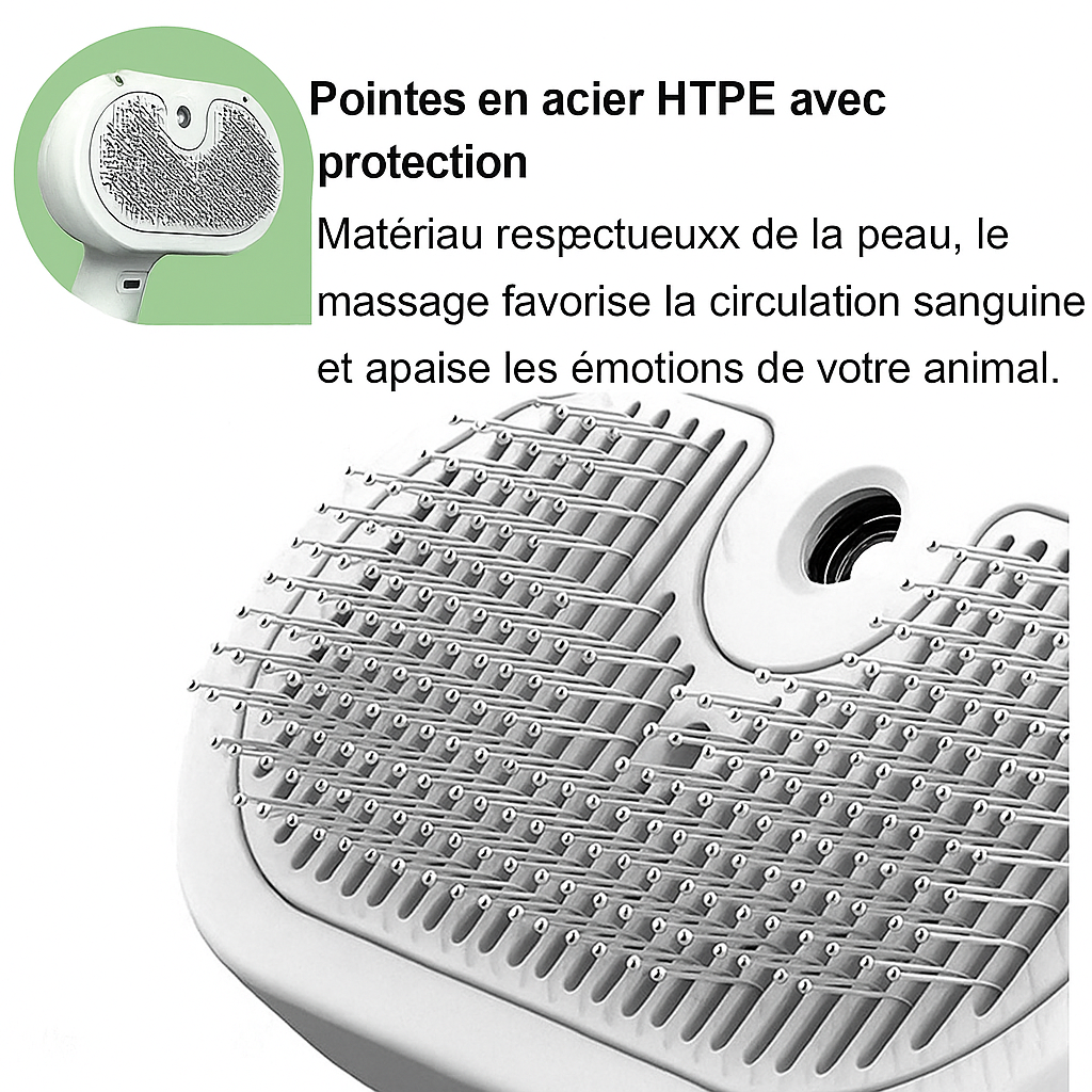 Gentle Pet Brush for Healthy Shiny Coat