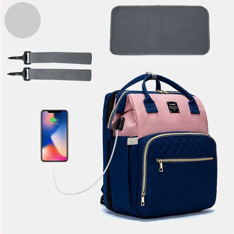 Stylish 2-in-1 Baby Carrier Backpack