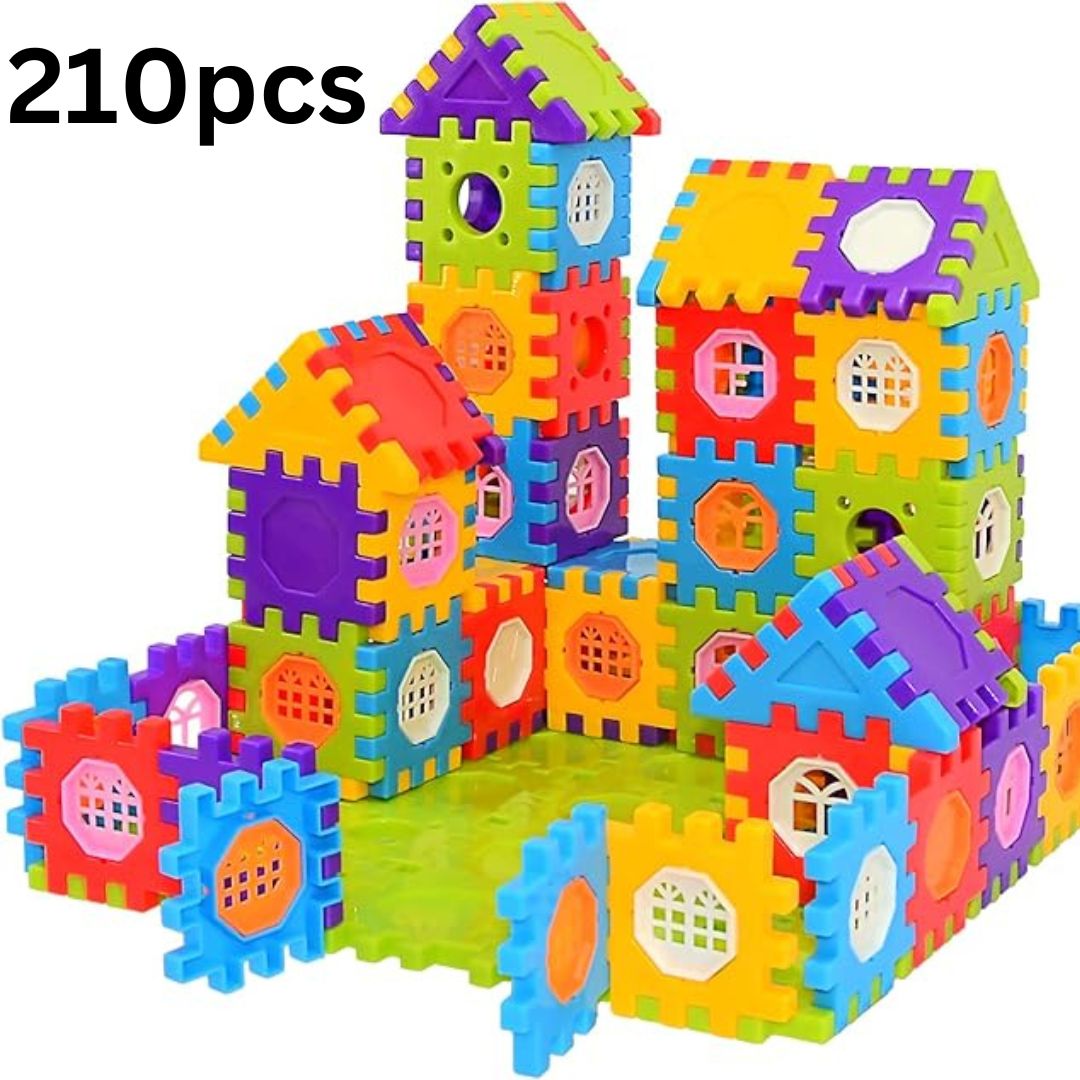 Bright Kids Wooden Building Blocks