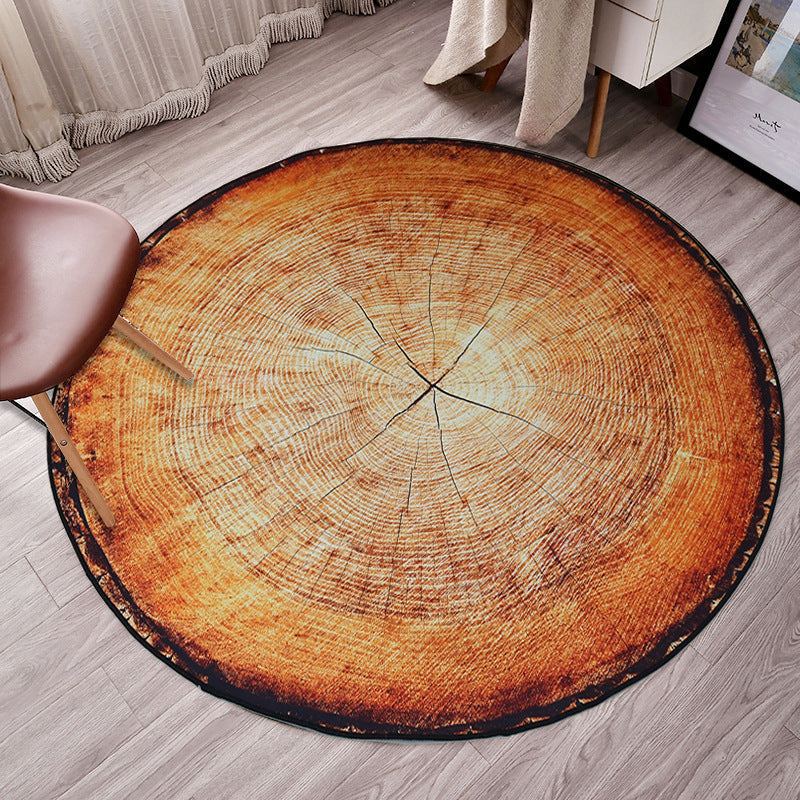 Vibrant 3D Tree Design Non-Slip Area Rug
