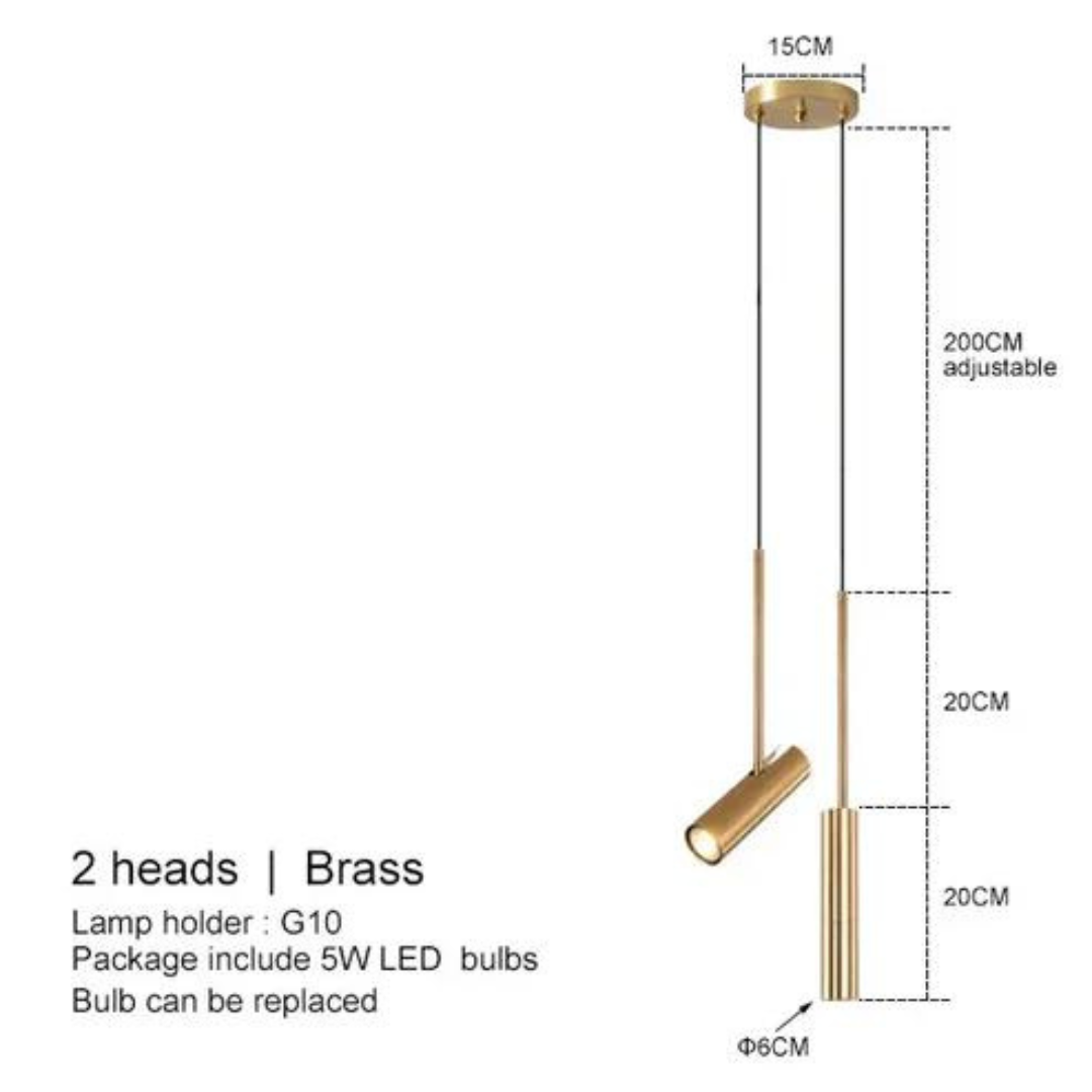 Modern Pendant Light for Warm Bedrooms
