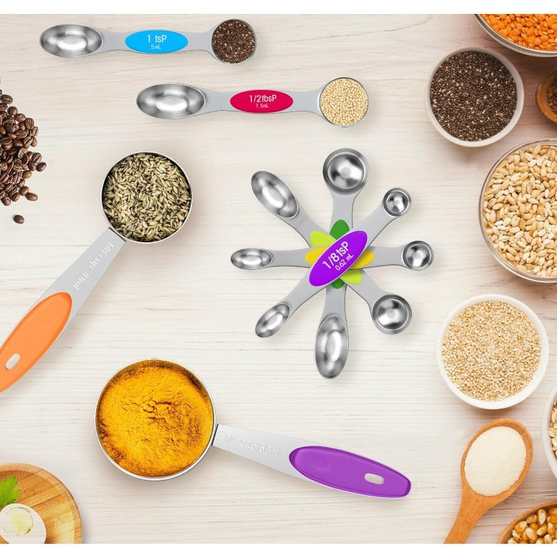 Professional 10 Piece Stainless Steel Measuring Spoon Set