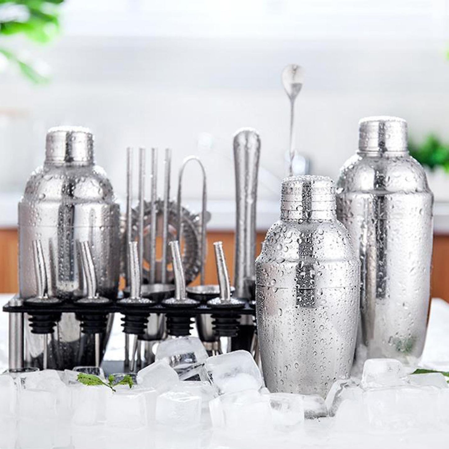 Premium Metal Bar Cocktail Shaker Set - Luxicro