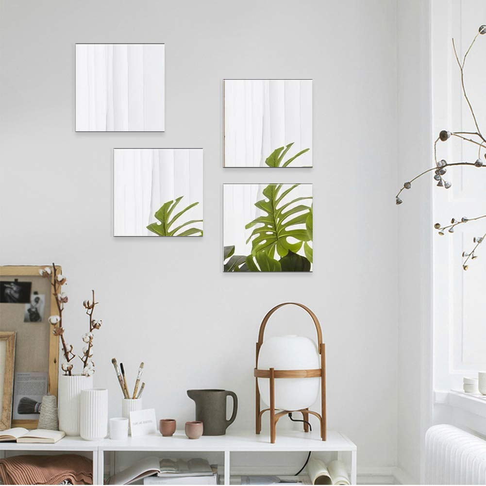 Adhesive Glass Wall Mirror Sticker - Luxicro