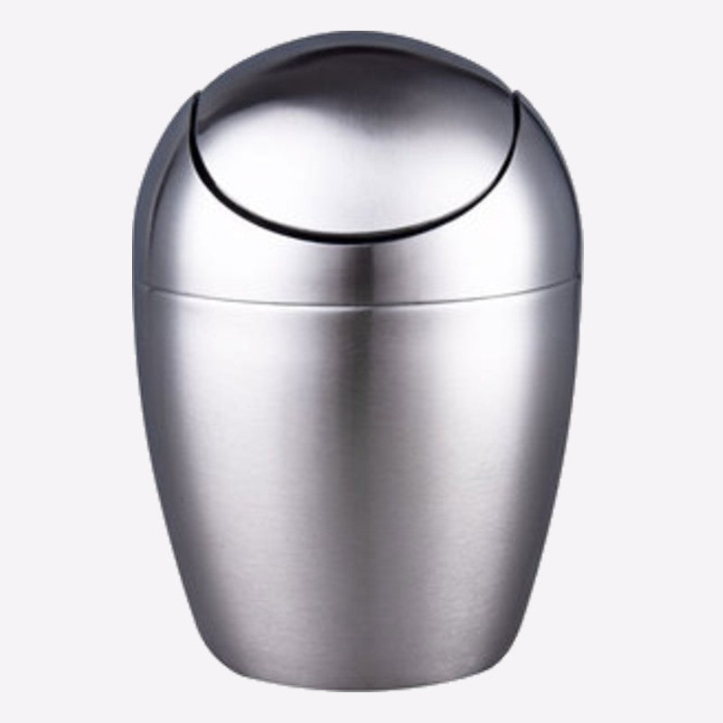Compact Space Saving Trash Can with Lid