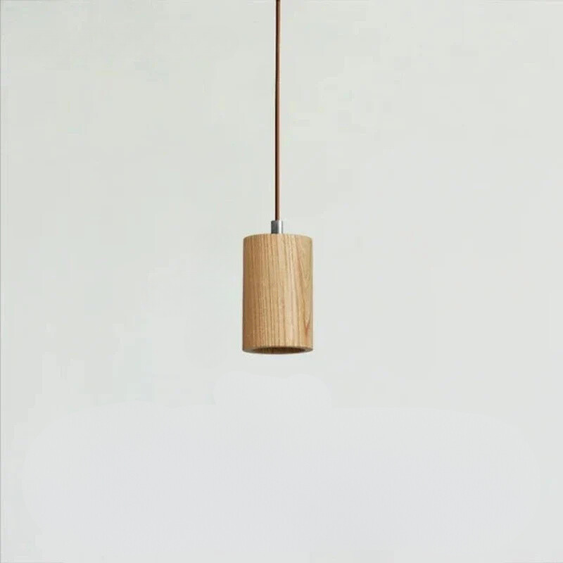 Farmhouse Style Wood LED Pendant Light