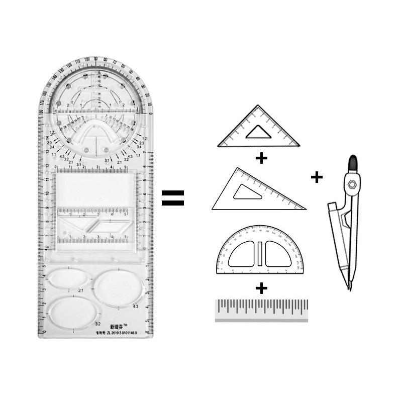 Precise Multifunctional Math Ruler