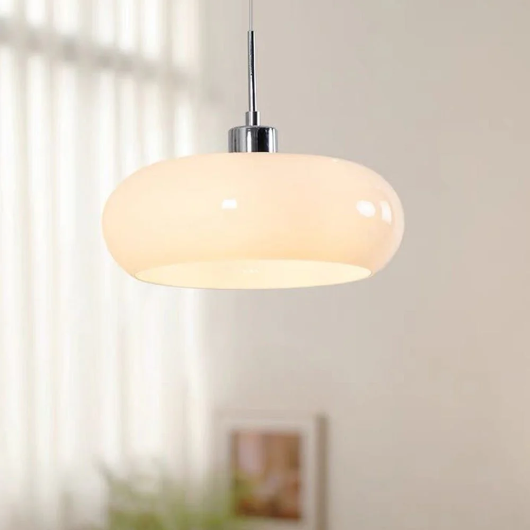 Evara | Elegant Glass Pendant Light With Soft Glow