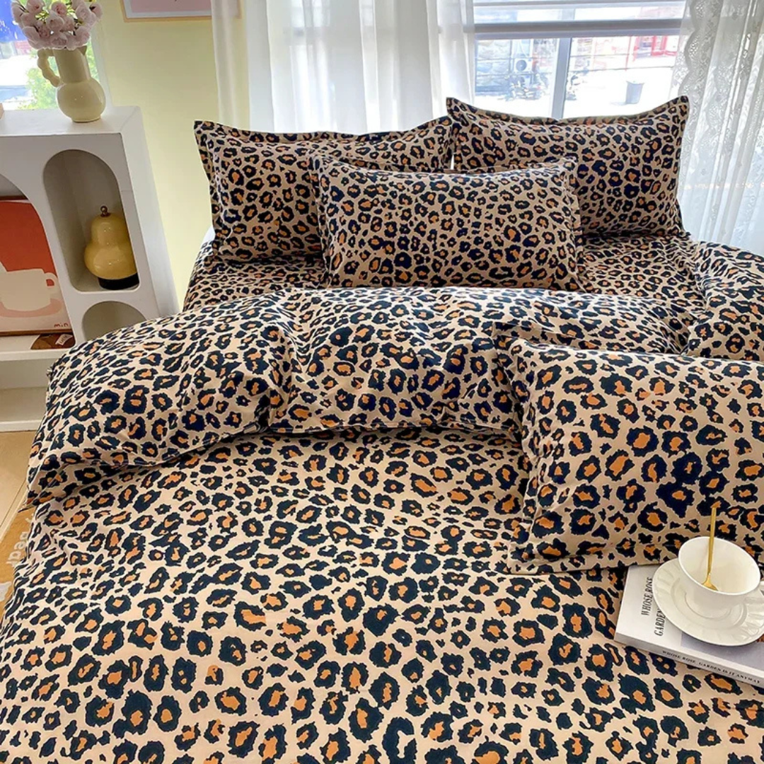 Luxury Animal Print Duvet Cover